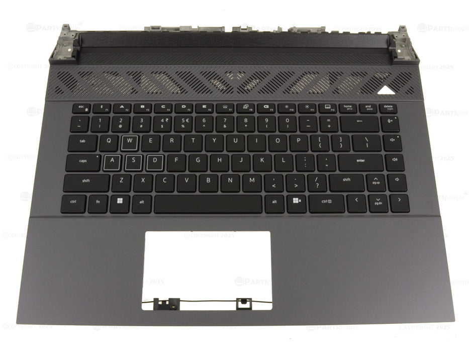 New US INTL Dell OEM G Series G16 7630 Palmrest RGB One-Zone Backlit Keyboard Assembly XYT06 6D4C9