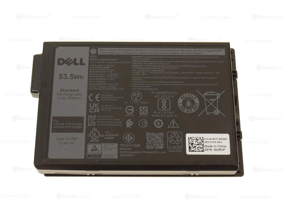 Dell Latitude Rugged 0XVJNP 6JRCP M0TN3 XVJNP Genuine Battery 53.5WH