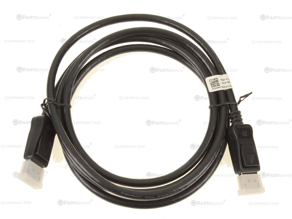 New  Dell OEM 6.5 FT DisplayPort to DisplayPort Video Cable 6.5FT 6VMHT