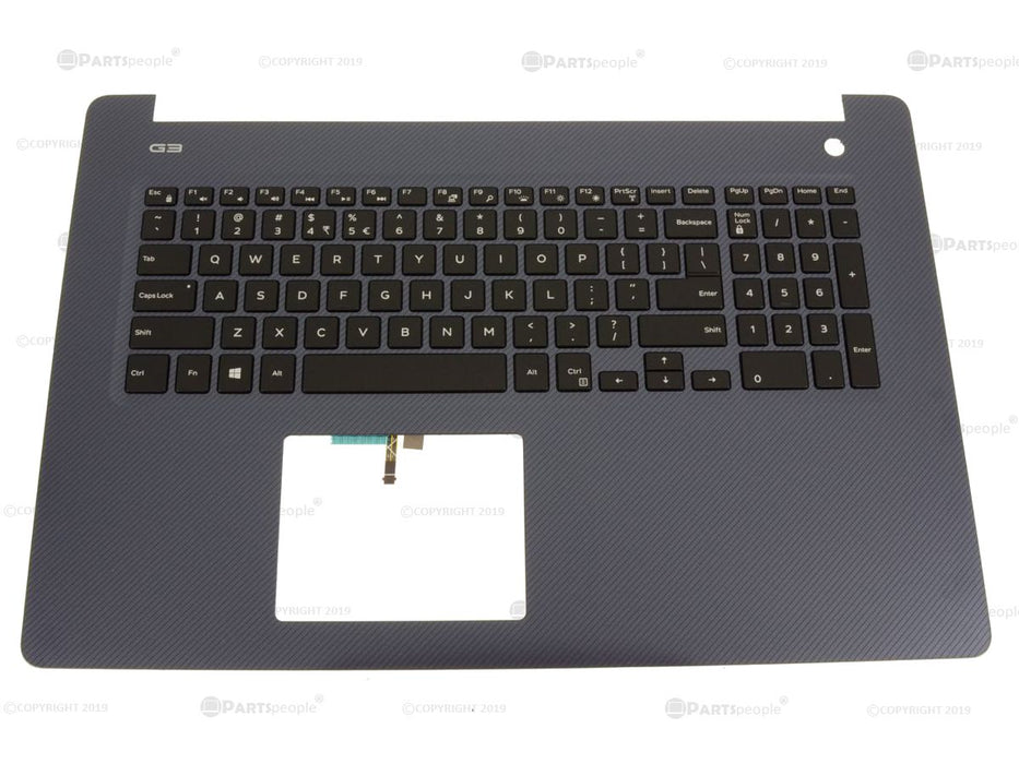 New US Intl Dell OEM G Series G3 3779 Palmrest Keyboard Assembly 6XNRD