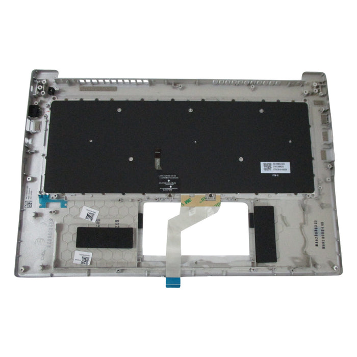 New Acer Swift SF314-59 Silver Palmrest w/ Backlit Keyboard 6B.A0MN2.001 - LaptopParts.ca