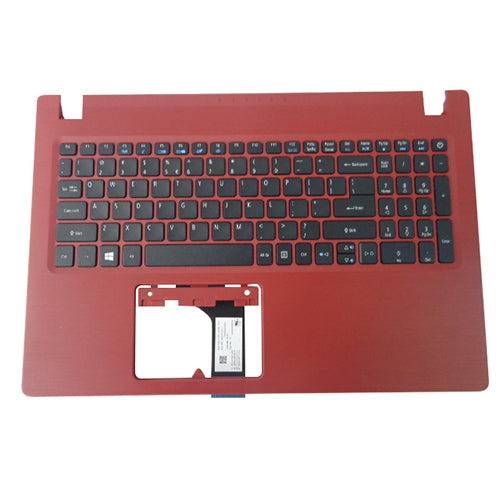 New Acer Aspire A315-31 A315-51 Red Palmrest & US Keyboard 6B.GR5N7.028