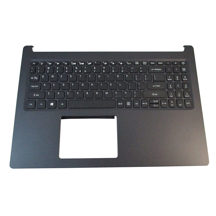 New Acer Aspire A315-34 Black Upper Case Palmrest w/ Keyboard 6B.HE3N8.001