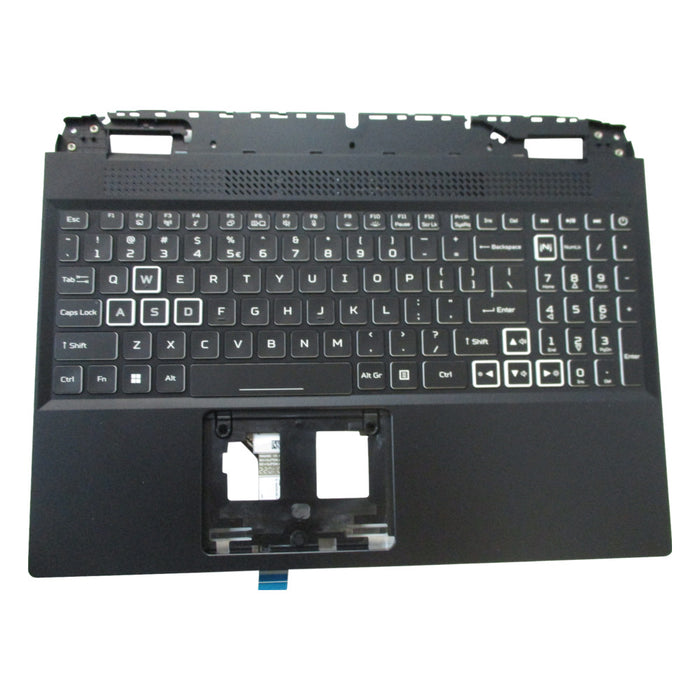 New Acer Nitro AN515-46 AN515-58 Palmrest Backlit Keyboard White Keys 6B.QFMN2.001