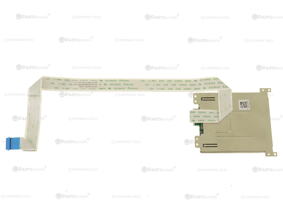 Used Dell OEM Latitude 7310 Laptop Smart Card Reader Slot Cage and Circuit Board 70TP1