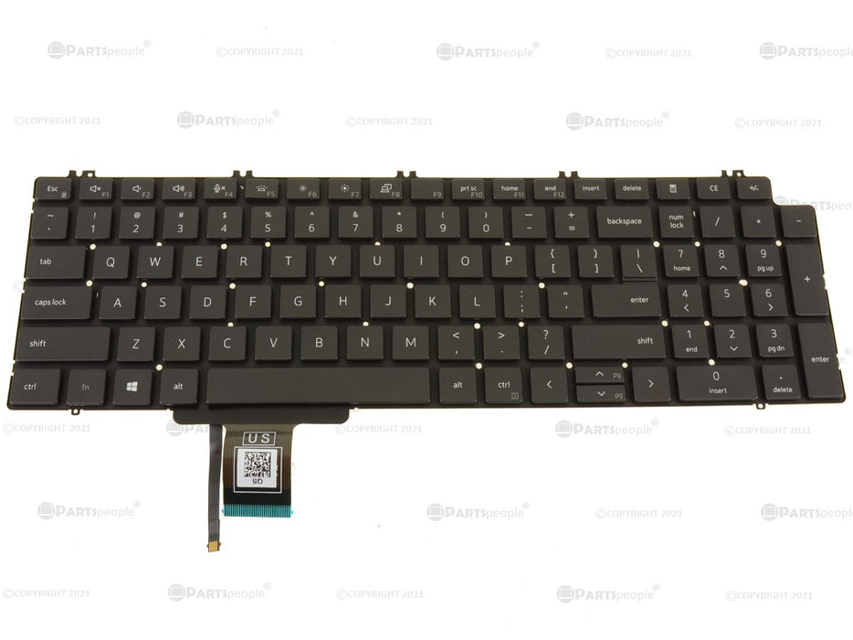 Refurbished Dell OEM Precision 7550 7750 7560 7760 Laptop Backlit Keyboard 713DM