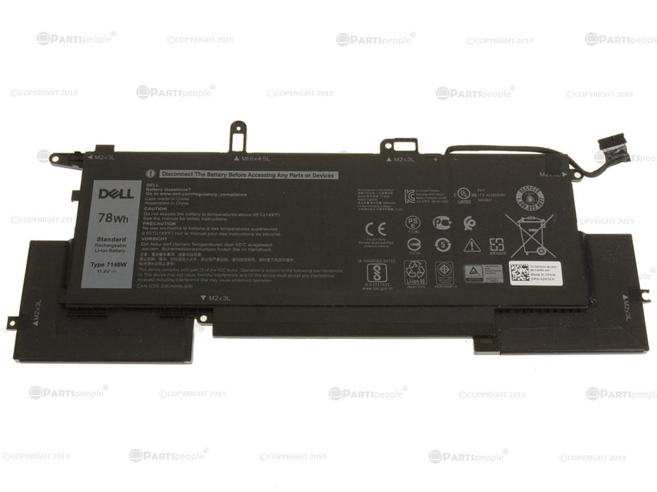 New  Dell Latitude 7400 2-in-1 OEM Original Latitude 6-Cell 78Wh Laptop Battery 6C 7146W