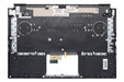 New Asus TUF Dash F15 FX516 FX516PR US English Keyboard Palmrest Assembly Black Backlit 90NR0651-R31US0 - LaptopParts.ca