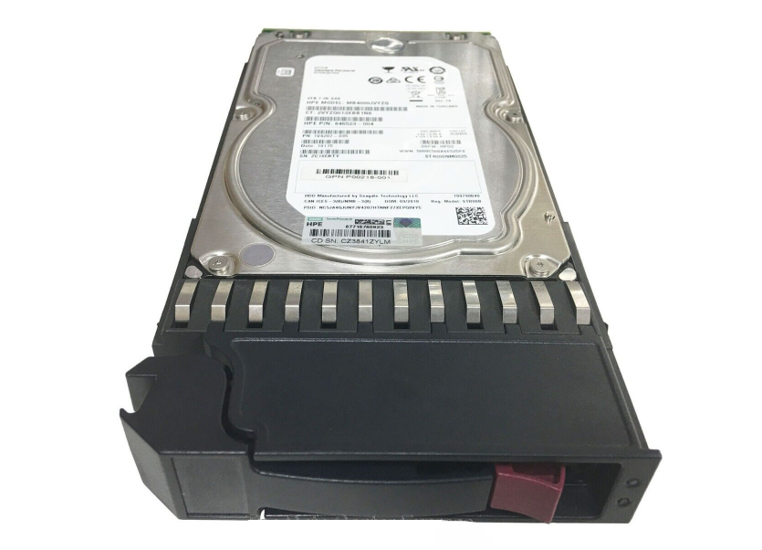 New HPe 4TB 6G SAS MSA 3.5″ Hot Plug HDD C8R26A 790339-003 719772-001 718302-001