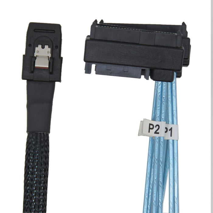 New Mini SAS 36P SFF-8087 to 4 SFF-8482 Connectors With SATA Power Cable