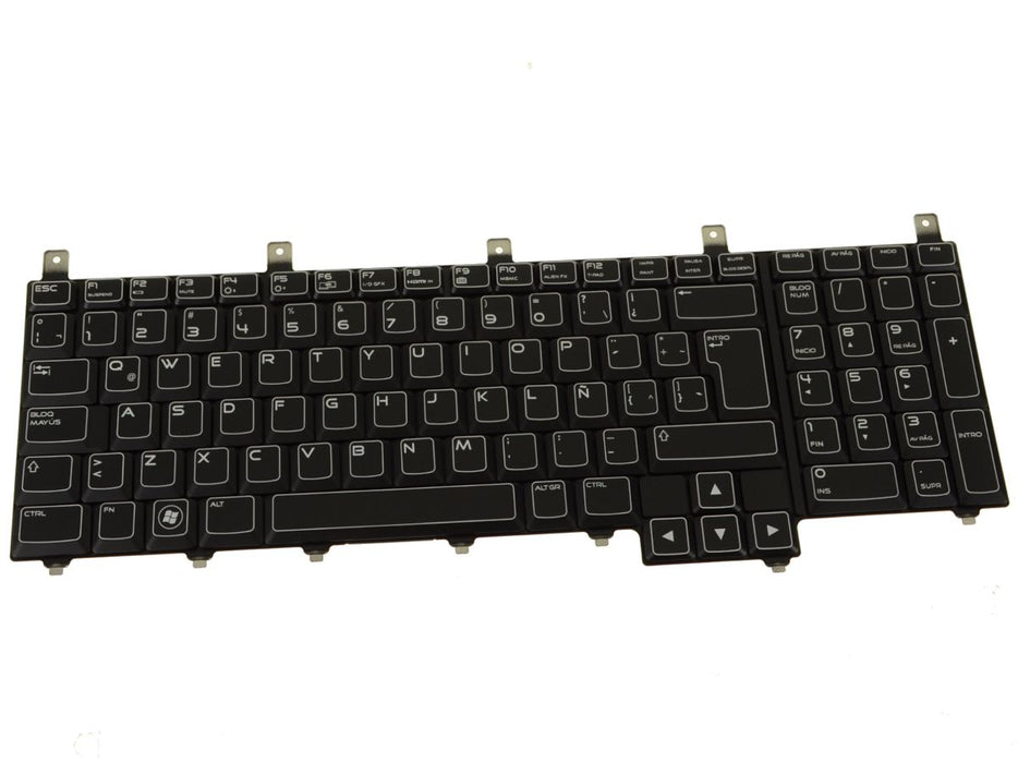 New SPANISH OEM Alienware M17xR3 M18x Backlit Laptop Keyboard Assembly 730M8