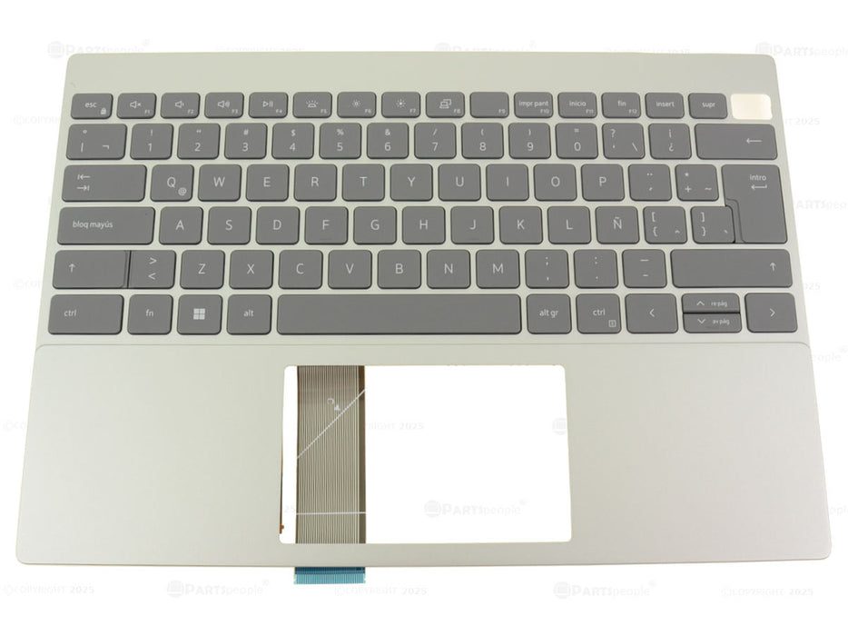 New Spanish Dell OEM Inspiron 5330 Palmrest Backlit Keyboard Assembly WLAN 74F38