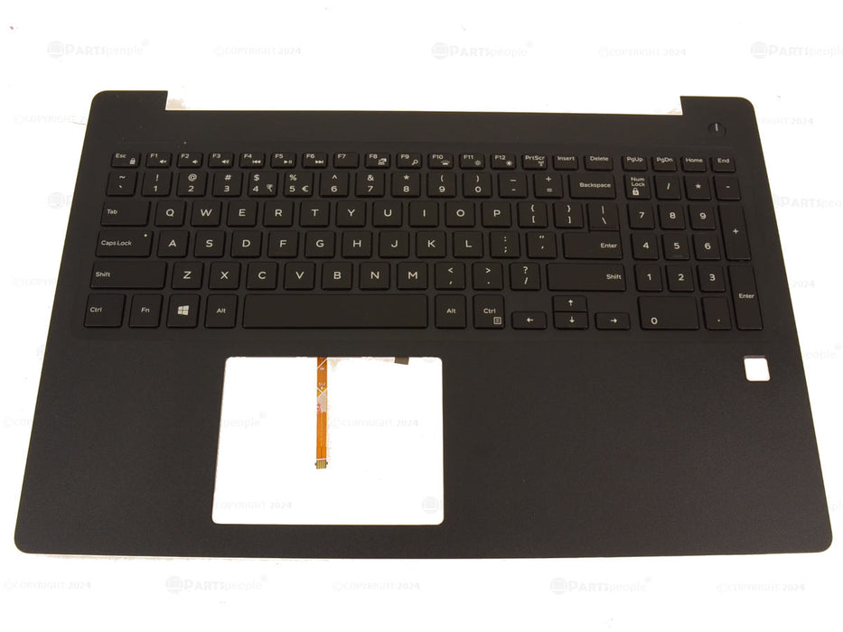 New US Intl Dell OEM Latitude 3590 Backlit Keyboard Palmrest Assembly BL FP G0DDD 74FRJ