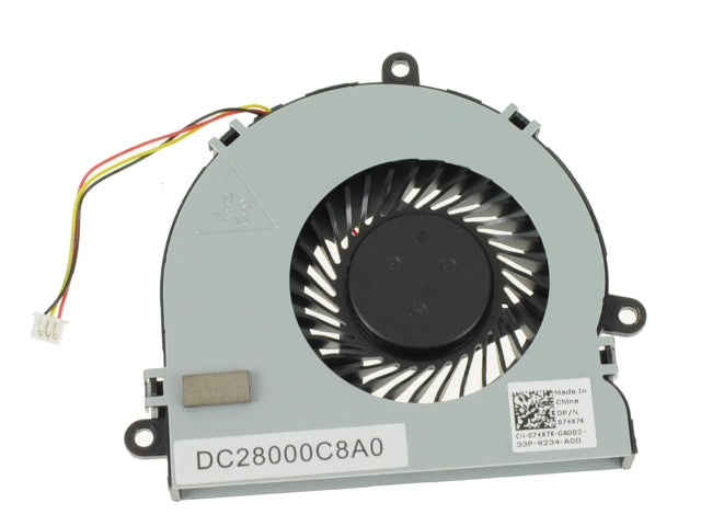 Used Dell OEM Inspiron 5521 5537 Inspiron 5721 5737 Latitude 3540 CPU Cooling Fan 74X7K