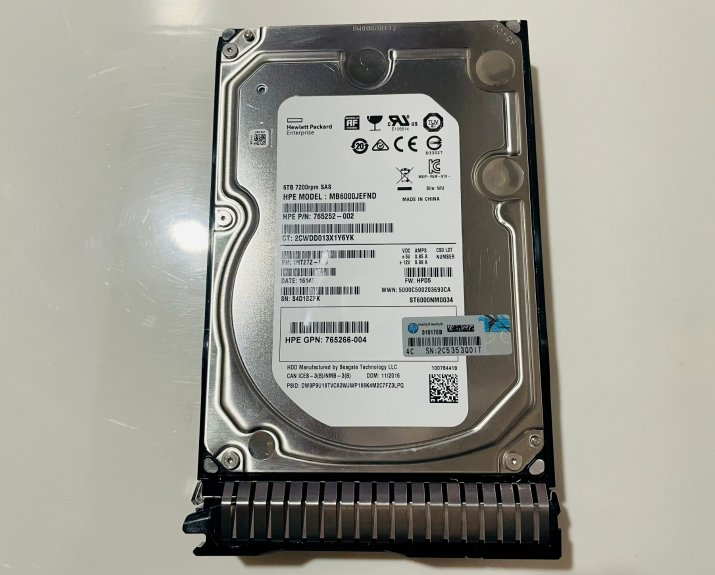 New HP 6TB 12G 7.2K 3.5″ SAS 512E SC Hard Drive 765864-001 765259-B21 - LaptopParts.ca