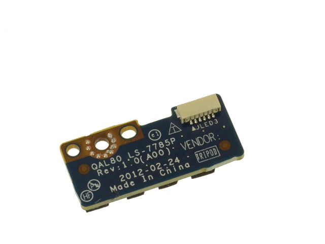 Refurbished Dell OEM Latitude E6430 Power Status Indicator LED Circuit Board 7785P