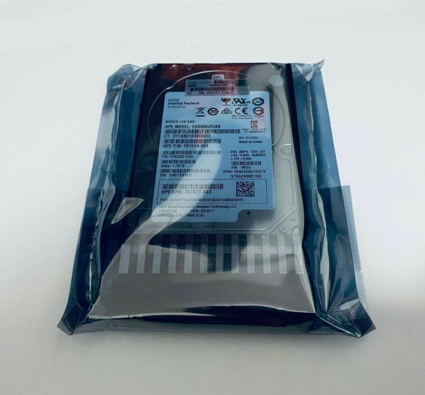 New HPE ENTERPRISE 900GB 10K 12G SFF 2.5″ SAS MSA DP HARD DRIVE 787647-001 J9F47A