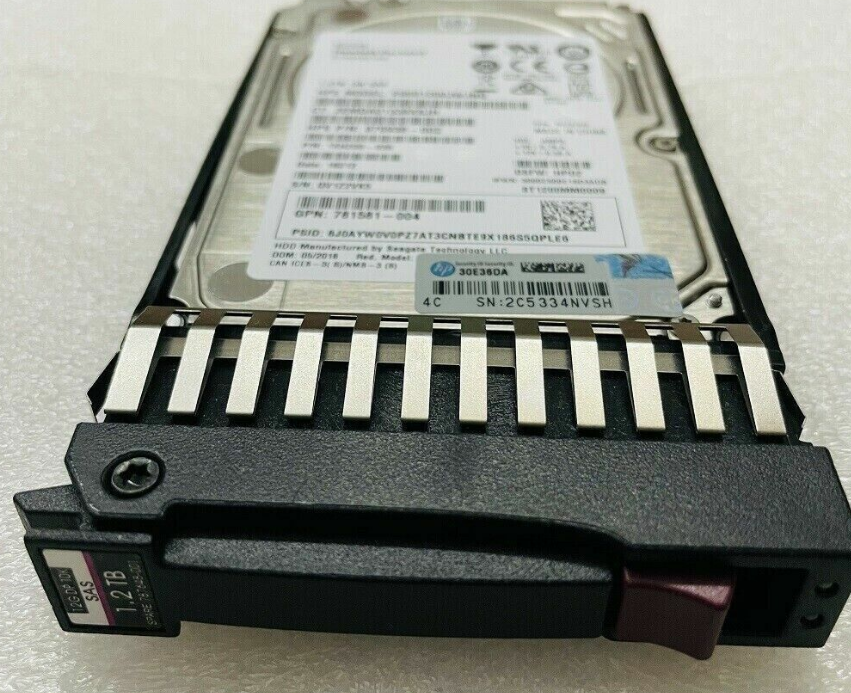 New HPE ENTERPRISE HD 1.2TB 12G SAS 10K SFF 2.5" 787648-001 J9F48A