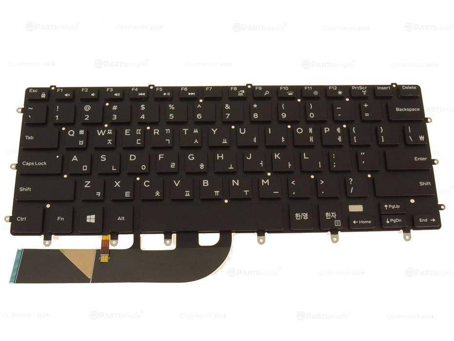 Nouveau clavier rétroéclairé pour ordinateur portable Dell XPS 7590 Precision 5540 coréen d'origine Dell 79MJ3