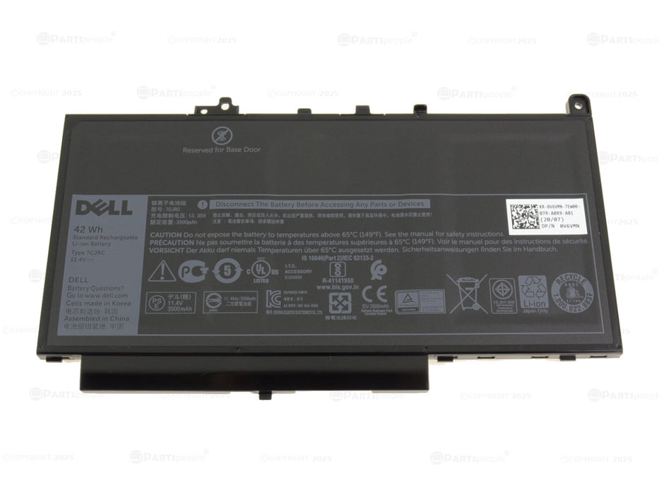 New Dell Latitude E7470 E7270 3-cell 42Wh OEM Original Laptop Battery 7CJRC
