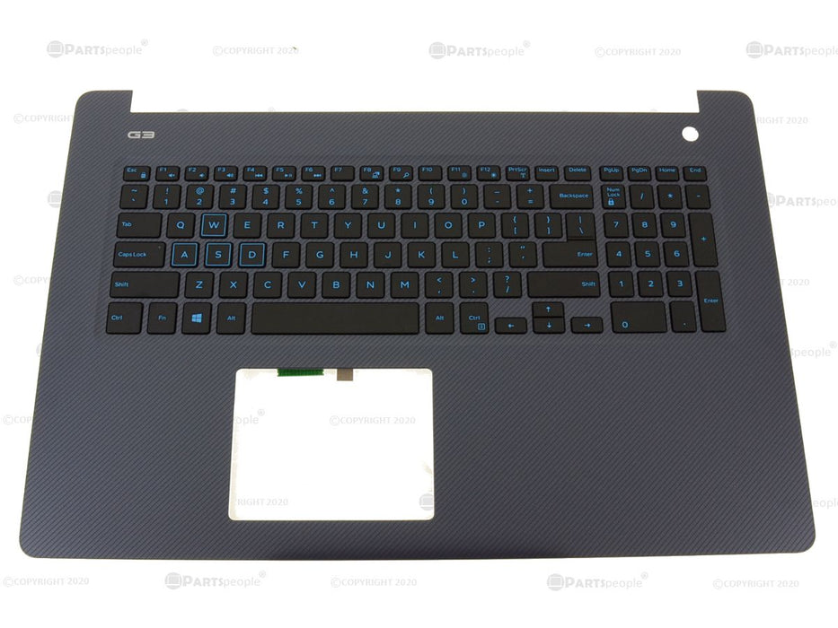 New Dell OEM G Series G3 3779 Keyboard Palmrest Assembly No BL 7CYPW