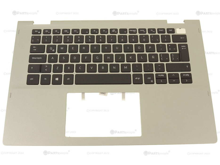 New SPANISH Dell OEM Inspiron 5406 2-in-1 Keyboard Palmrest Assembly NWXT3 7DT5T