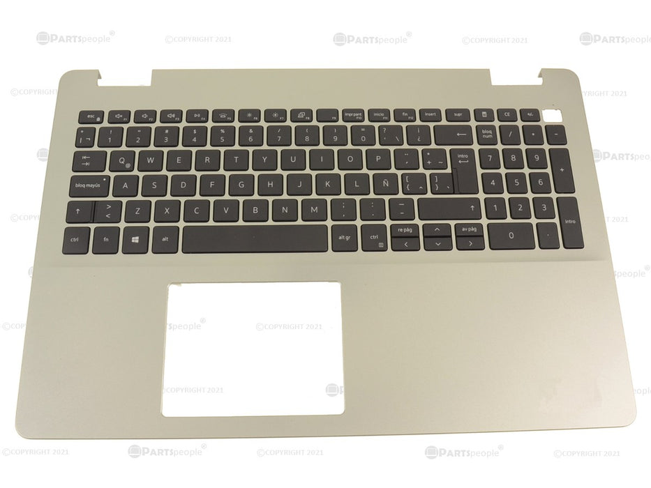 Refurbished Spanish Dell OEM Inspiron 5593 Palmrest Backlit Keyboard Assembly USB-C 7G0RN GK791