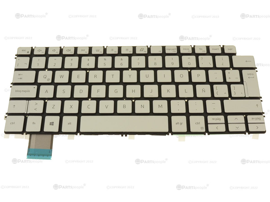 New SPANISH Dell OEM Inspiron 7490 7391 2-in-1 Laptop Backlit Keyboard 7H37T 7DYJK