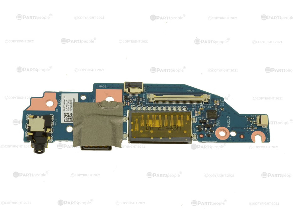 Refurbished Dell OEM Inspiron 7506 2-in-1 Silver USB Audio Port IO Circuit Board 7K2GR