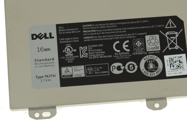 Dell OEM Original Venue 8 Pro (3845) Tablet 16Whr System Battery - 7KJTH w/ 1 Year Warranty