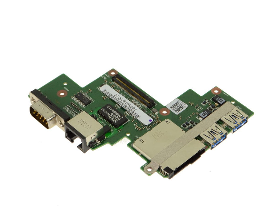 Dell OEM Latitude 14 Rugged Extreme (7414) USB / RJ-45 / Serial Port / SD Card IO Circuit Board - 7M8N1