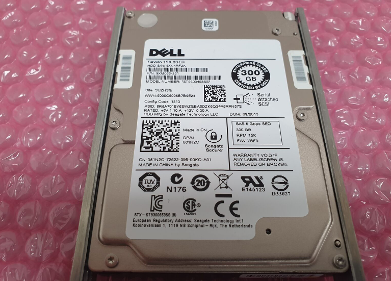 New Dell ST9300453SS 300GB 15000RPM 64MB SAS-2 3.5″ Hard Drive 81N2C 081N2C