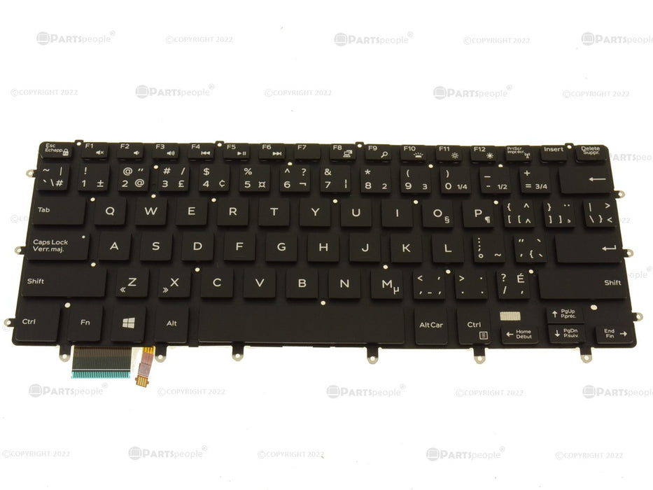 New French English Dell OEM XPS 9550 Inspiron 7558 7568 Keyboard  Backlight 82R6F
