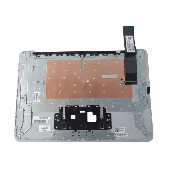 New HP Chromebook 14 G4 Silver Palmrest & Keyboard 834913-001