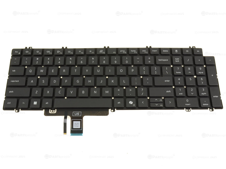 New Dell OEM Latitude 5550 Precision 3590 3591 Laptop Backlit Keyboard 835MH