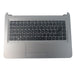 New Genuine HP 14-AM 14T-AM 14-AN Silver Palmrest Keyboard & Touchpad 858078-001 - LaptopParts.ca