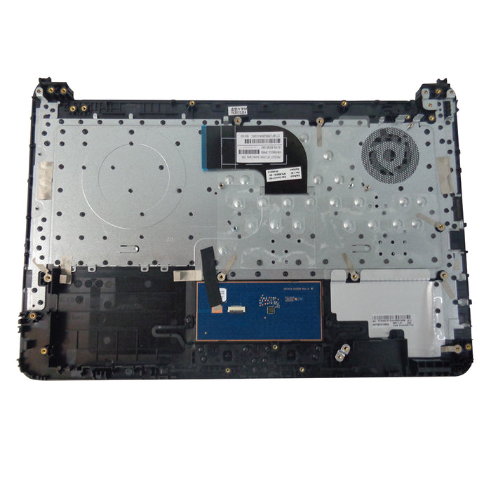 New Genuine HP 14-AM 14T-AM 14-AN Silver Palmrest Keyboard & Touchpad 858078-001 - LaptopParts.ca