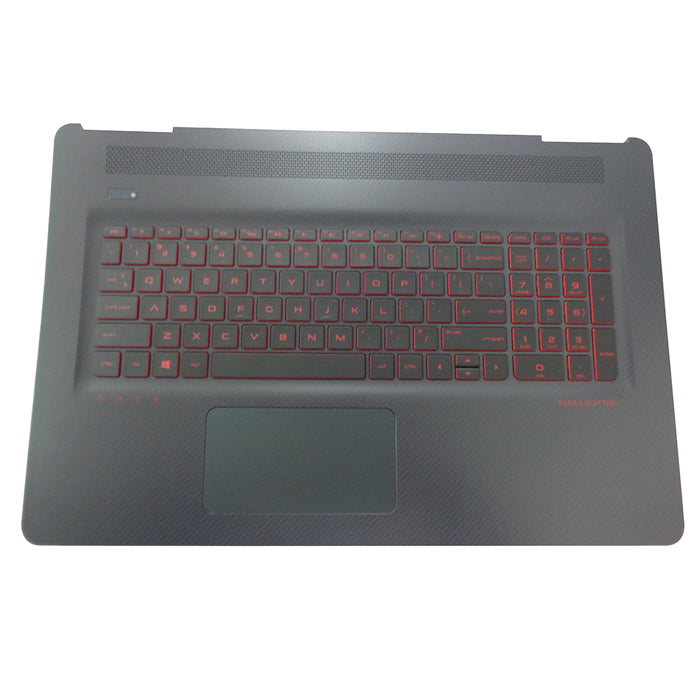 New Genuine HP Omen 17-W 17T-W Palmrest Backlit Keyboard & Touchpad 862973-001 - LaptopParts.ca