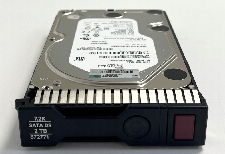 New HP 2TB 7.2K SATA 3.5-inch LFF Midline 6Gbps Hard Drive 872771-001 872489-B21