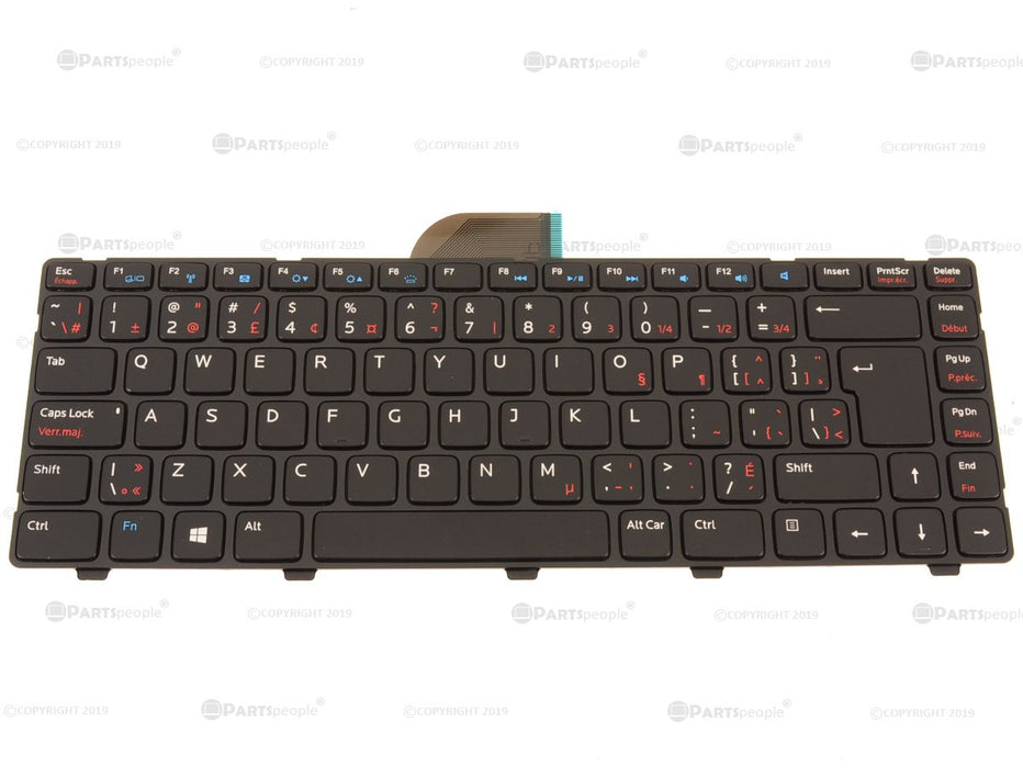 New French English Dell OEM Inspiron 15z 5523 Laptop Keyboard 8F5PY