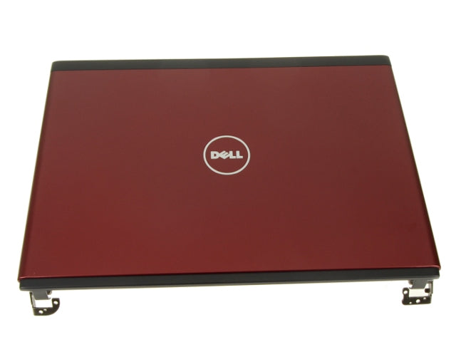 New RED Dell OEM Vostro 3300 13.3" LCD Lid Back Cover Assembly  Hinges 8M6GJ