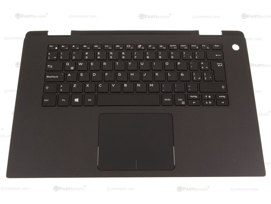 New Spanish Dell OEM XPS 9575 Precision 5530 2-in-1 Touchpad Palmrest Keyboard Assembly Spanish KB 8NYCG YFVCJ