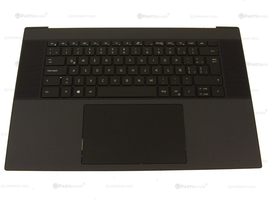 Refurbished Spanish Dell OEM XPS 9700 Touchpad Palmrest Keyboard Assembly 8X5DP