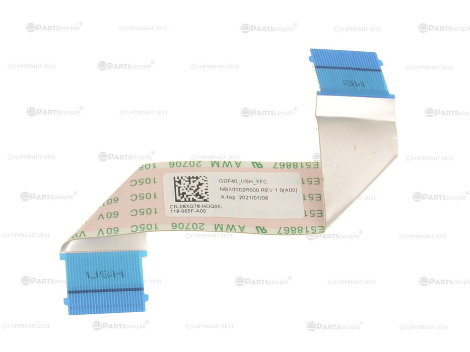 Used Dell OEM Latitude 5420 5430 Ribbon Cable for Palmrest USH Junction Board 8XG78