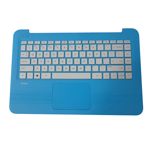 New Genuine HP Stream 14-AX 14T-AX Palmrest Keyboard & Touchpad 905569-001 - LaptopParts.ca