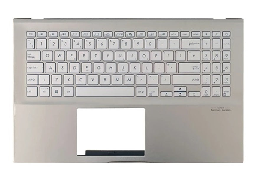 New Asus X531 X531F X531FA S5500 S5500F S532F X532F Silver Palmrest with Backlit US English Keyboard  90NB0MI2-R31US0