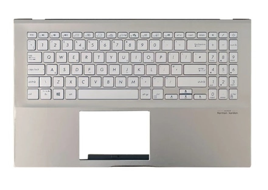 New Asus X531 X531F X531FA S5500 S5500F S532F X532F Silver Palmrest with Backlit US English Keyboard  90NB0MI2-R31US0 - LaptopParts.ca