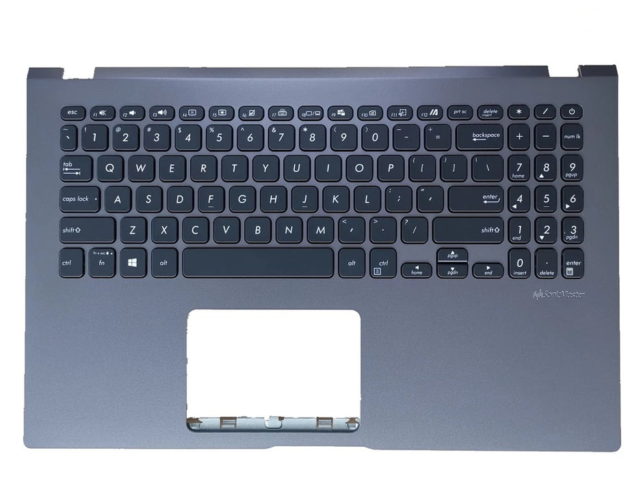 New Asus X509F X509D K509F K509U X509U P1510 P1510CJ Dark Gray Palmrest English Backlit keyboard 90NB0P42-R31US0 - LaptopParts.ca