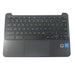 New HP Chromebook 11 G5 EE Black Palmrest w/ Keyboard & Touchpad 917442-001 - LaptopParts.ca
