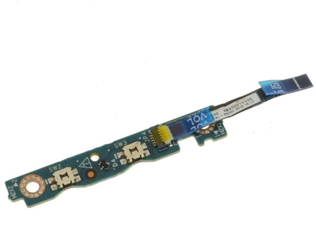 Dell OEM Latitude 12 (7275) / XPS 12 (9250) Volume Buttons Circuit Board with Cable